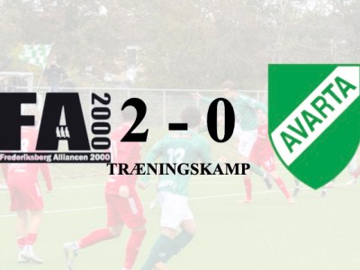 FA2000 slår Avarta&nbsp;2-0