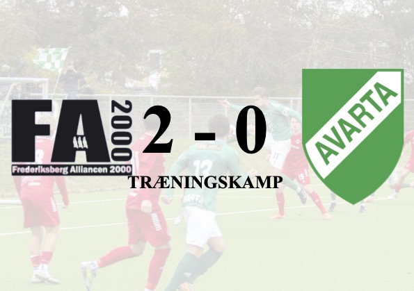 FA2000 slår Avarta&nbsp;2-0