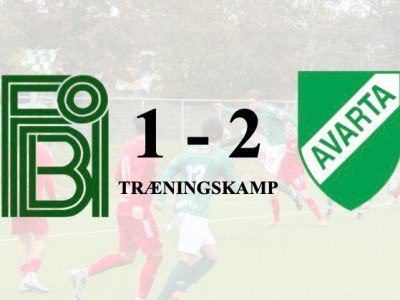 Sidste træningskamp gav sejr mod&nbsp;Fredensborg