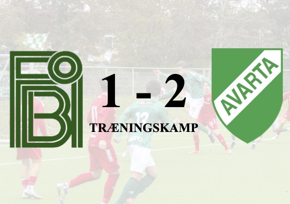 Sidste træningskamp gav sejr mod&nbsp;Fredensborg