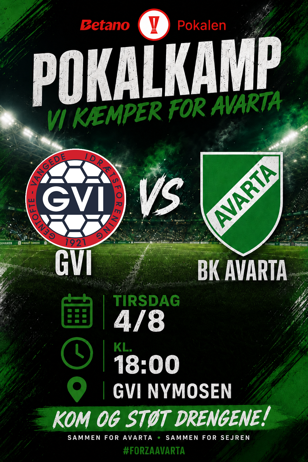 Pokalbrag i Nymosen: Avarta møder GVI