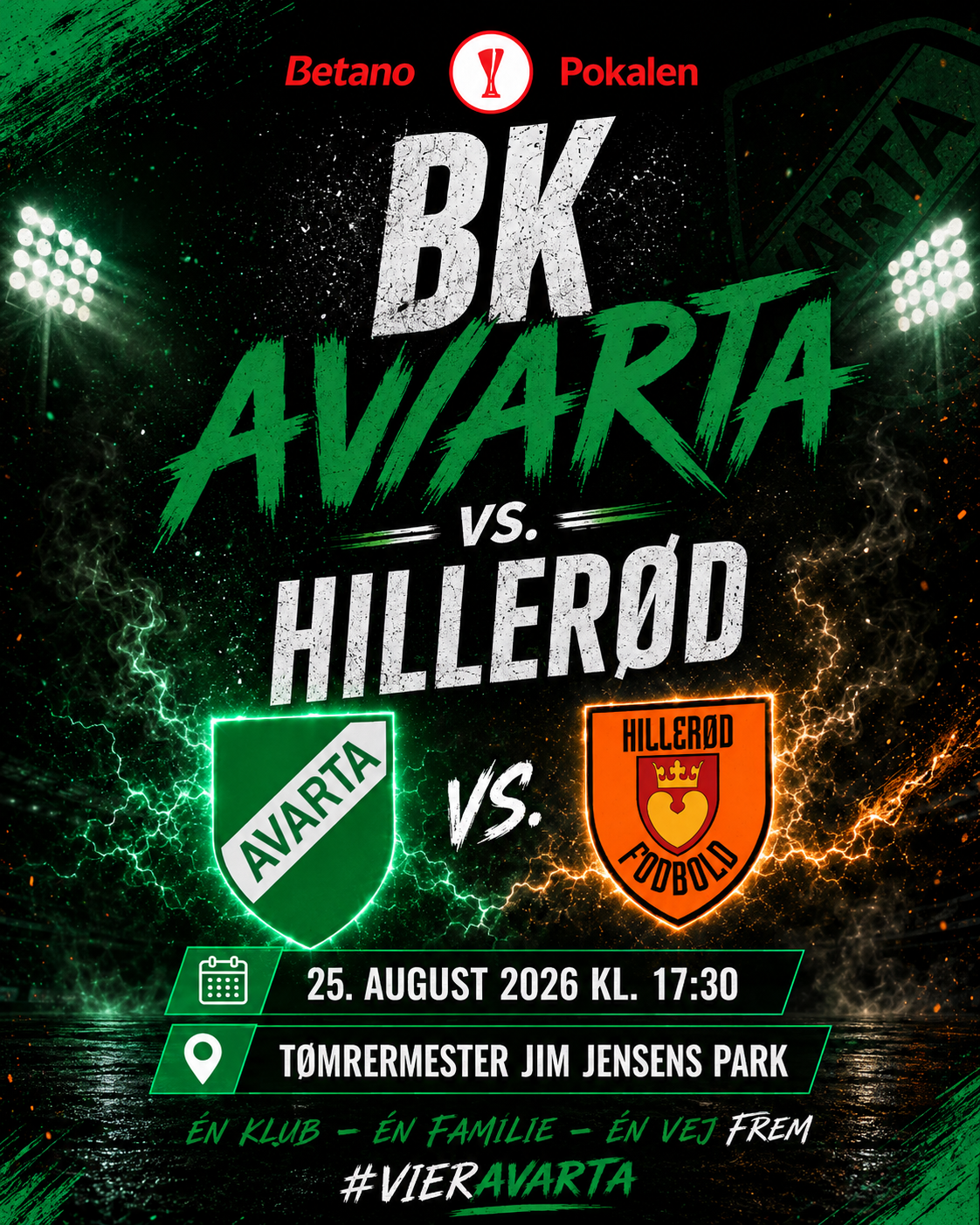 Hillerød Fodbold venter i Betano Pokalen